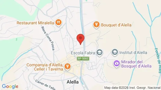 Apartments for rent i Alella - kort over placeringen