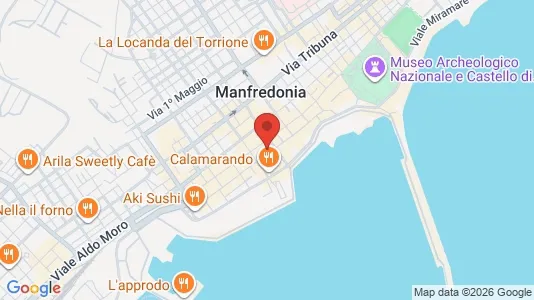 Apartments for rent i Manfredonia - kort over placeringen