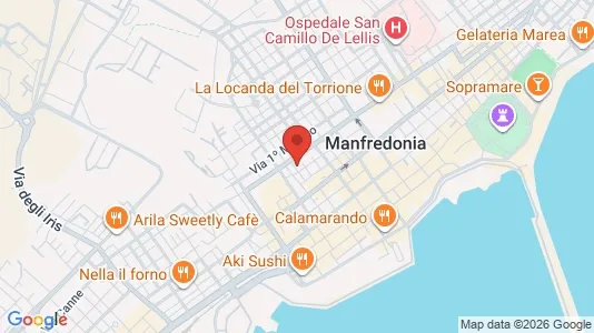 Apartments for rent i Manfredonia - kort over placeringen