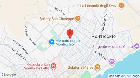 Apartments for rent i Manfredonia - kort over placeringen