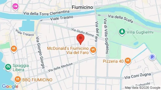 Apartments for rent i Fiumicino - kort over placeringen
