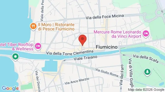 Apartments for rent i Fiumicino - kort over placeringen