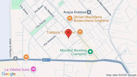 Apartments for rent i Ciampino - kort over placeringen