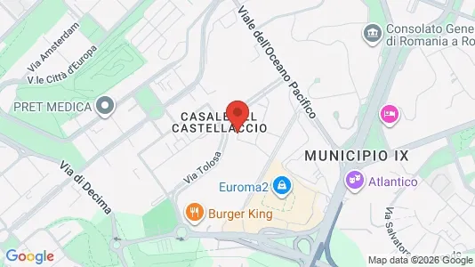 Apartments for rent i Roma Municipio IX – EUR - kort over placeringen
