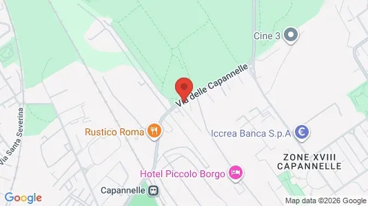 Apartments for rent i Roma Municipio VIII – Appia Antica - kort over placeringen