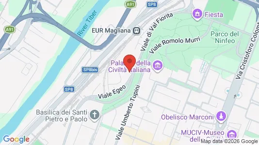 Rooms for rent i Roma Municipio IX – EUR - kort over placeringen