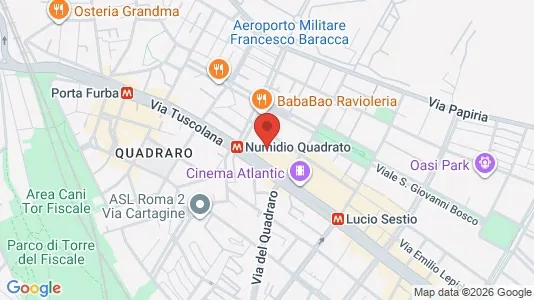 Apartments for rent i Roma Municipio VII – Appio-Latino/Tuscolano/Cinecittà - kort over placeringen