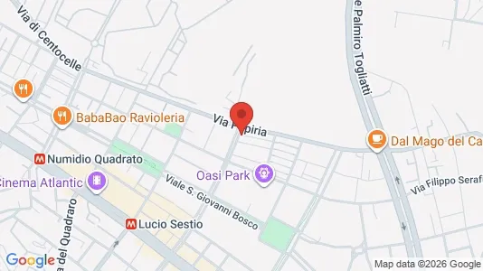 Rooms for rent i Roma Municipio V – Prenestino/Centocelle - kort over placeringen