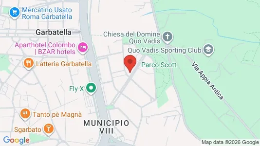 Apartments for rent i Roma Municipio VIII – Appia Antica - kort over placeringen
