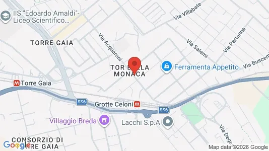 Apartments for rent i Roma Municipio VI – Roma Delle Torri - kort over placeringen
