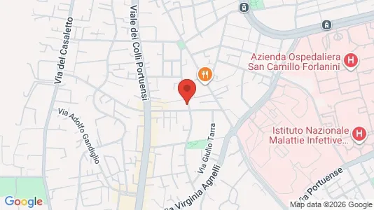 Apartments for rent i Roma Municipio XII – Monte Verde - kort over placeringen