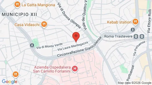 Apartments for rent i Roma Municipio XII – Monte Verde - kort over placeringen