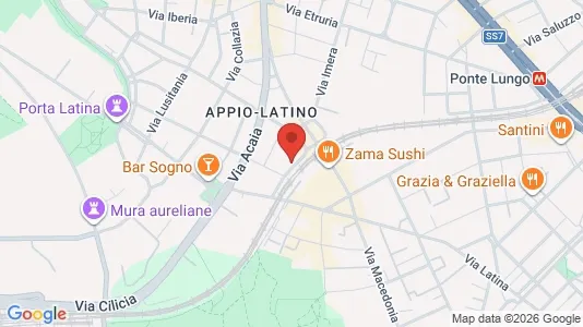 Apartments for rent i Roma Municipio VII – Appio-Latino/Tuscolano/Cinecittà - kort over placeringen