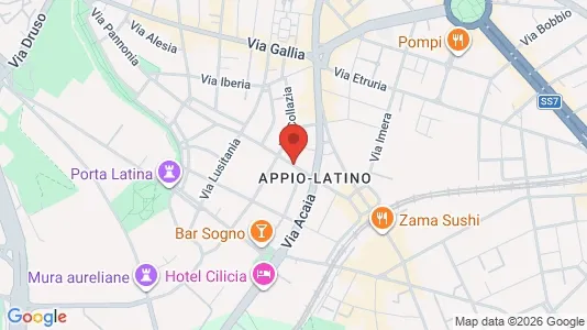 Apartments for rent i Roma Municipio VII – Appio-Latino/Tuscolano/Cinecittà - kort over placeringen