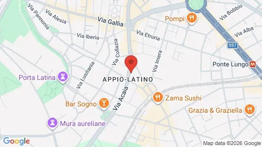 Apartments for rent i Roma Municipio VII – Appio-Latino/Tuscolano/Cinecittà - kort over placeringen