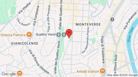 Apartments for rent i Roma Municipio XII – Monte Verde - kort over placeringen