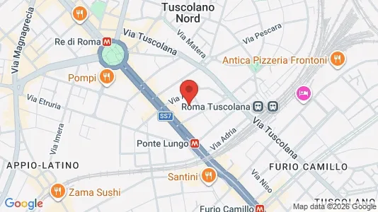 Apartments for rent i Roma Municipio VII – Appio-Latino/Tuscolano/Cinecittà - kort over placeringen