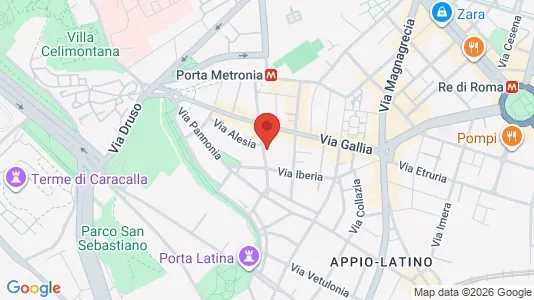 Apartments for rent i Roma Municipio VII – Appio-Latino/Tuscolano/Cinecittà - kort over placeringen