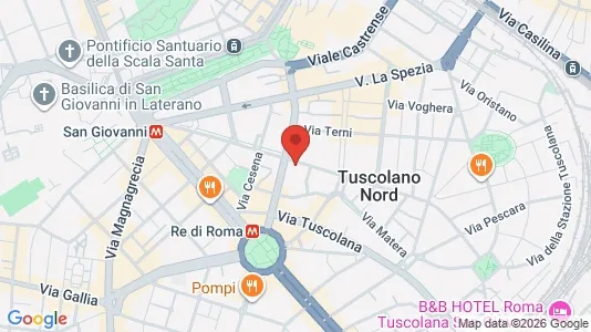 Apartments for rent i Roma Municipio VII – Appio-Latino/Tuscolano/Cinecittà - kort over placeringen