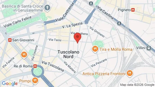 Apartments for rent i Roma Municipio VII – Appio-Latino/Tuscolano/Cinecittà - kort over placeringen