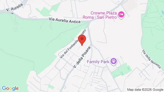 Apartments for rent i Roma Municipio XII – Monte Verde - kort over placeringen
