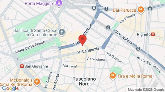 Apartments for rent i Roma Municipio VII – Appio-Latino/Tuscolano/Cinecittà - kort over placeringen