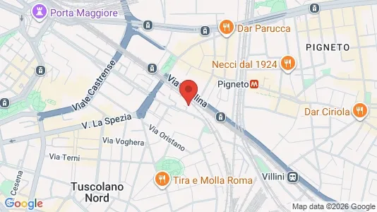Apartments for rent i Roma Municipio VII – Appio-Latino/Tuscolano/Cinecittà - kort over placeringen