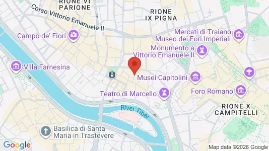 Apartments for rent i Roma Municipio I – Centro Storico - kort over placeringen