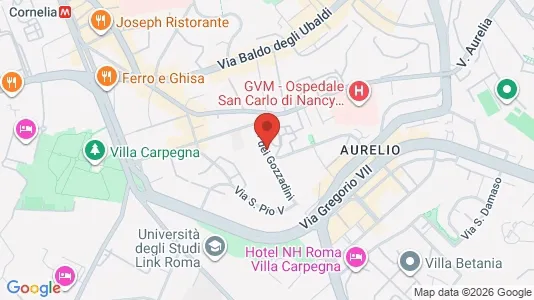 Apartments for rent i Roma Municipio XIII – Aurelia - kort over placeringen