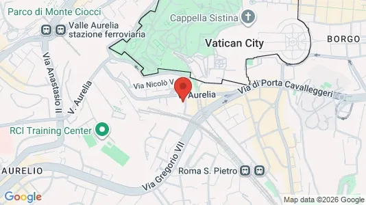 Apartments for rent i Roma Municipio XIII – Aurelia - kort over placeringen