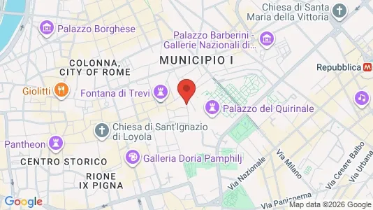 Apartments for rent i Roma Municipio I – Centro Storico - kort over placeringen
