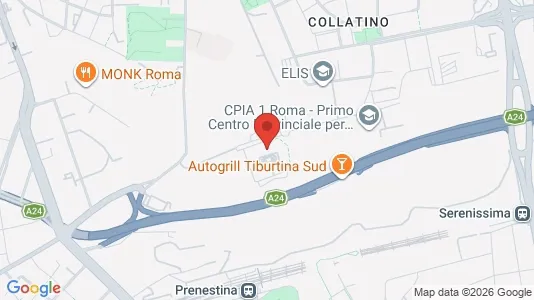 Apartments for rent i Roma Municipio IV – Tiburtino - kort over placeringen