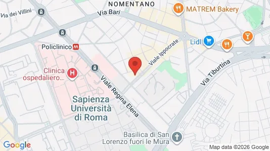 Rooms for rent i Roma Municipio II – Parioli/Nomentano - kort over placeringen
