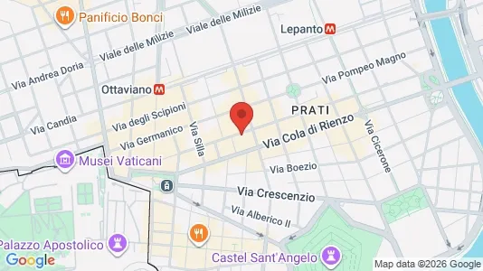 Apartments for rent i Roma Municipio I – Centro Storico - kort over placeringen