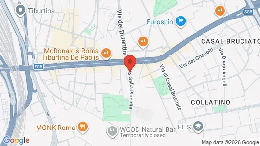 Apartments for rent i Roma Municipio IV – Tiburtino - kort over placeringen