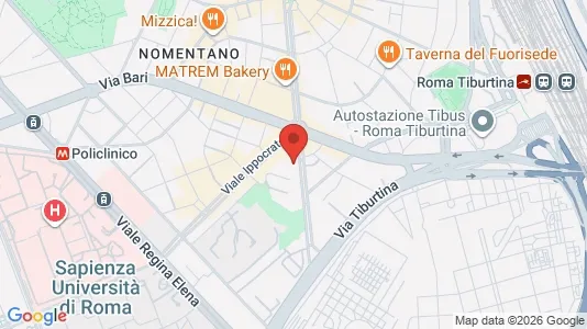 Rooms for rent i Roma Municipio II – Parioli/Nomentano - kort over placeringen