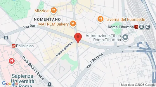Rooms for rent i Roma Municipio II – Parioli/Nomentano - kort over placeringen