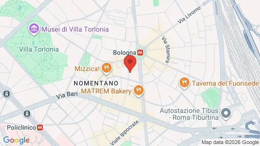 Apartments for rent i Roma Municipio II – Parioli/Nomentano - kort over placeringen