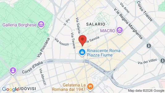 Apartments for rent i Roma Municipio II – Parioli/Nomentano - kort over placeringen