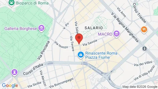 Rooms for rent i Roma Municipio II – Parioli/Nomentano - kort over placeringen
