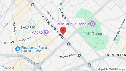 Rooms for rent i Roma Municipio II – Parioli/Nomentano - kort over placeringen