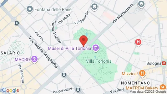 Rooms for rent i Roma Municipio II – Parioli/Nomentano - kort over placeringen