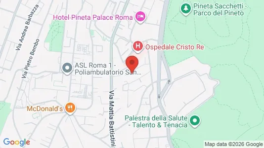 Apartments for rent i Roma Municipio XIV – Monte Mario - kort over placeringen