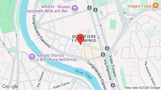 Apartments for rent i Roma Municipio II – Parioli/Nomentano - kort over placeringen