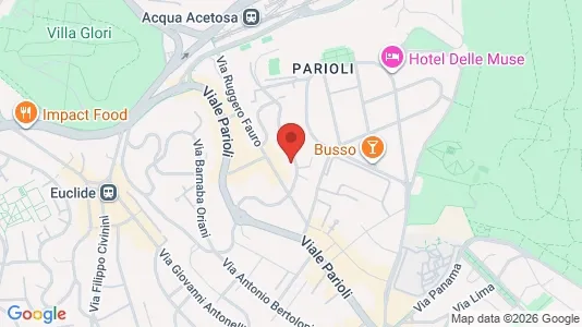 Rooms for rent i Roma Municipio II – Parioli/Nomentano - kort over placeringen