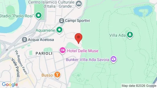 Apartments for rent i Roma Municipio II – Parioli/Nomentano - kort over placeringen