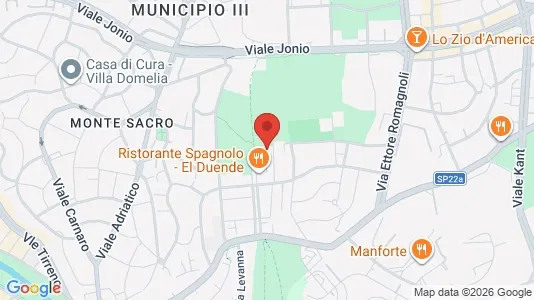 Apartments for rent i Roma Municipio III – Monte Sacro - kort over placeringen