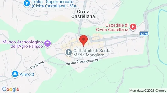 Apartments for rent i Civita Castellana - kort over placeringen