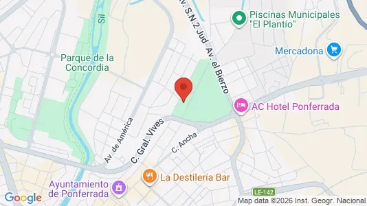 Apartments for rent i Ponferrada - kort over placeringen
