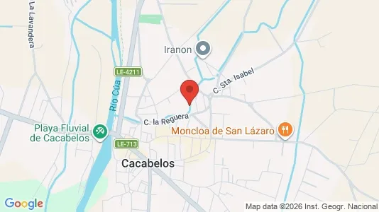 Apartments for rent i Cacabelos - kort over placeringen